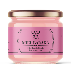 Miel de Rose & Fleurs Sauvages de Russie - 200gr